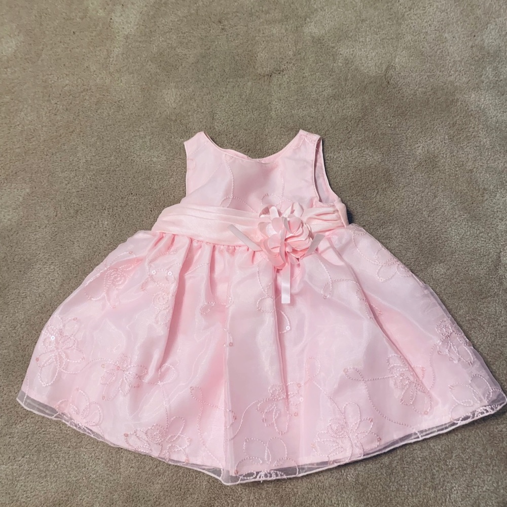 Baby 18 months dress soft pink